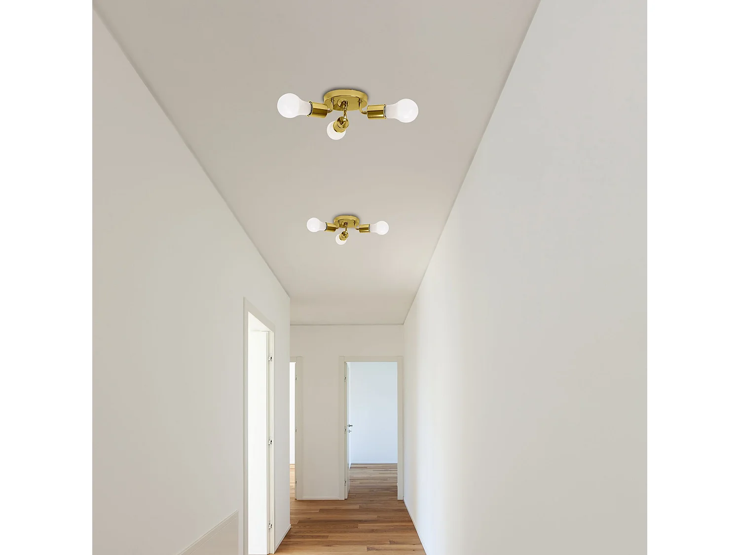 Plafonnière Toolight App704-3C Gold