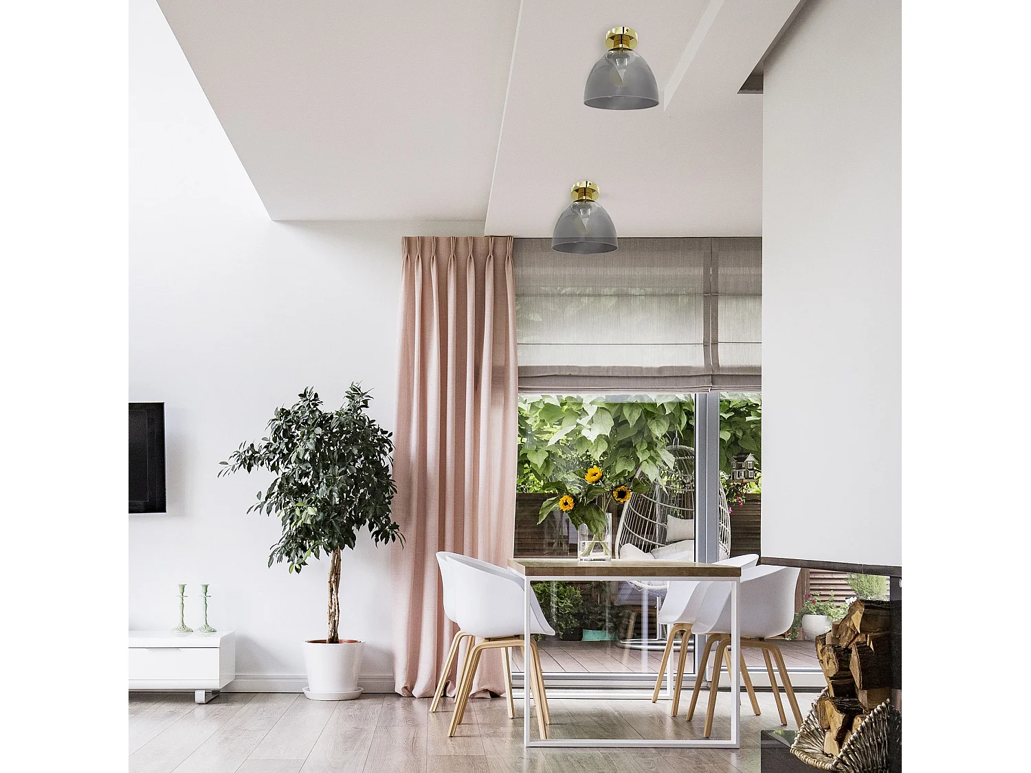 Lampada Da Soffitto Toolight App1302-1C Gold