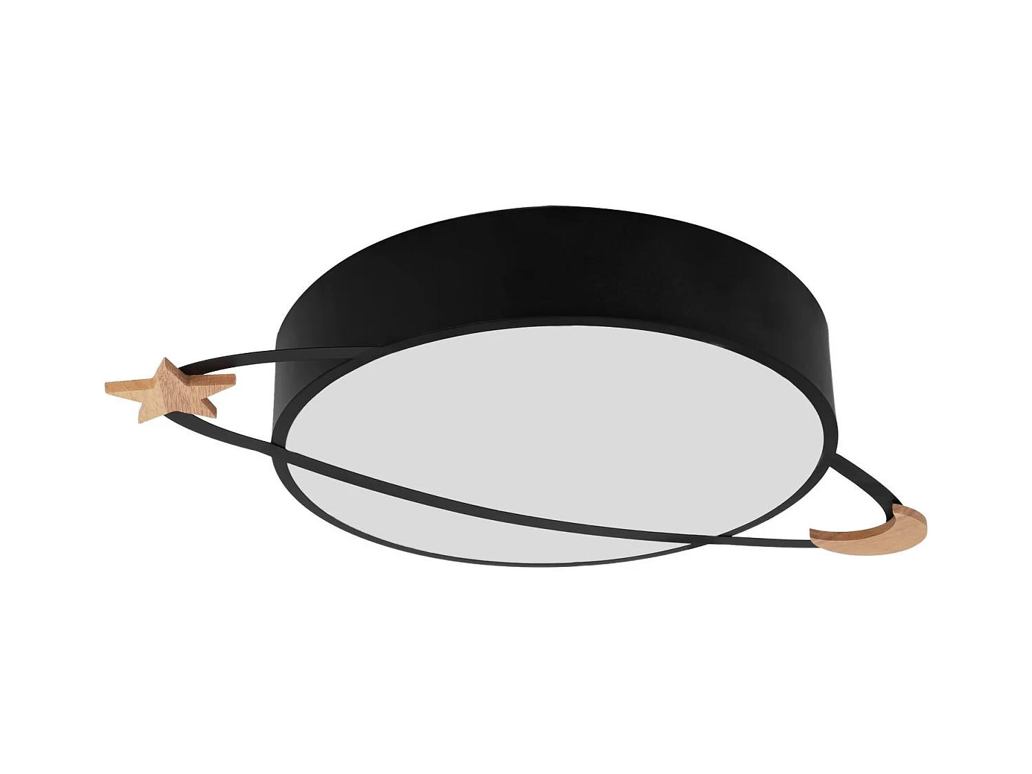 Lampe Toolight App866-C Moon 50Cm Black