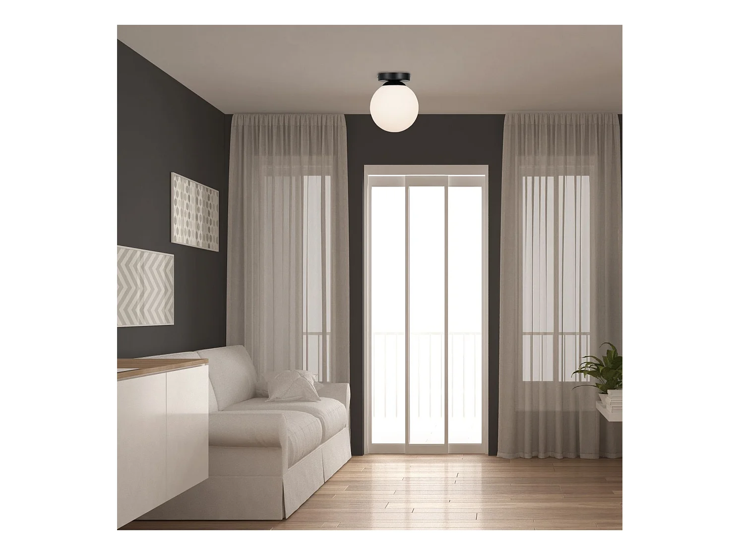 Lampe Toolight App1155-1C Black