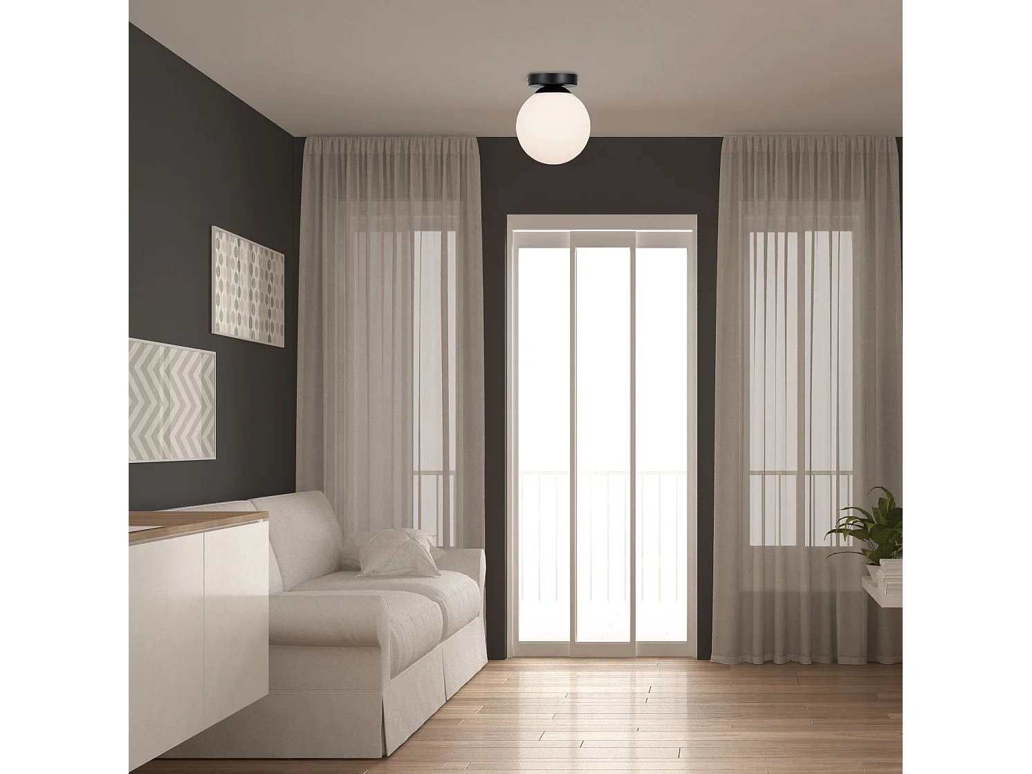 Lampe Toolight App1155-1C Black