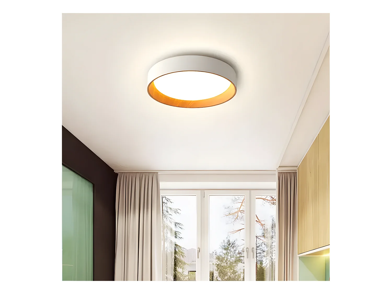 Plafonnière Toolight G115-C 40Cm 40Cm Beige