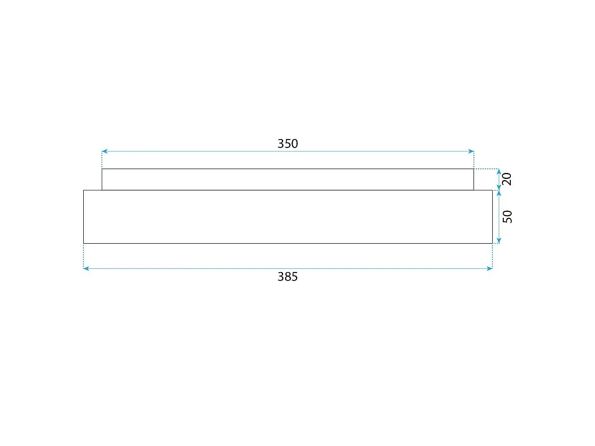 Toolight G115-C loftlampe bejse 40X40X10CM