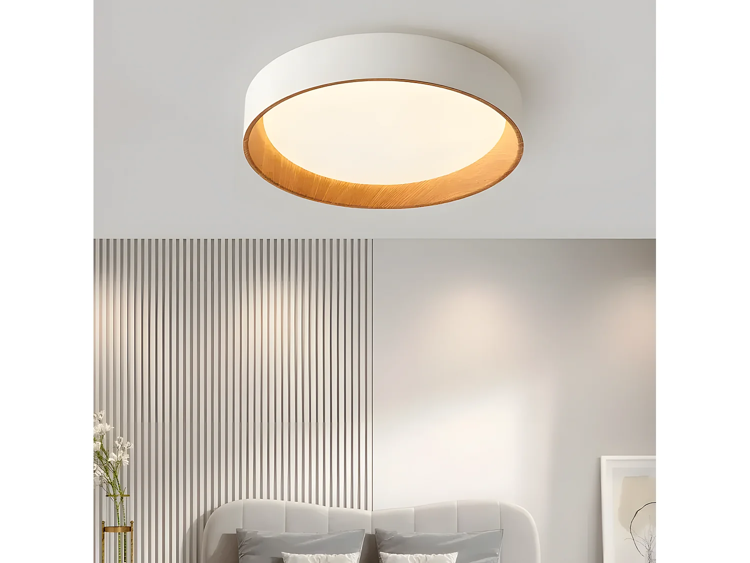 Toolight G115-C loftlampe bejse 40X40X10CM