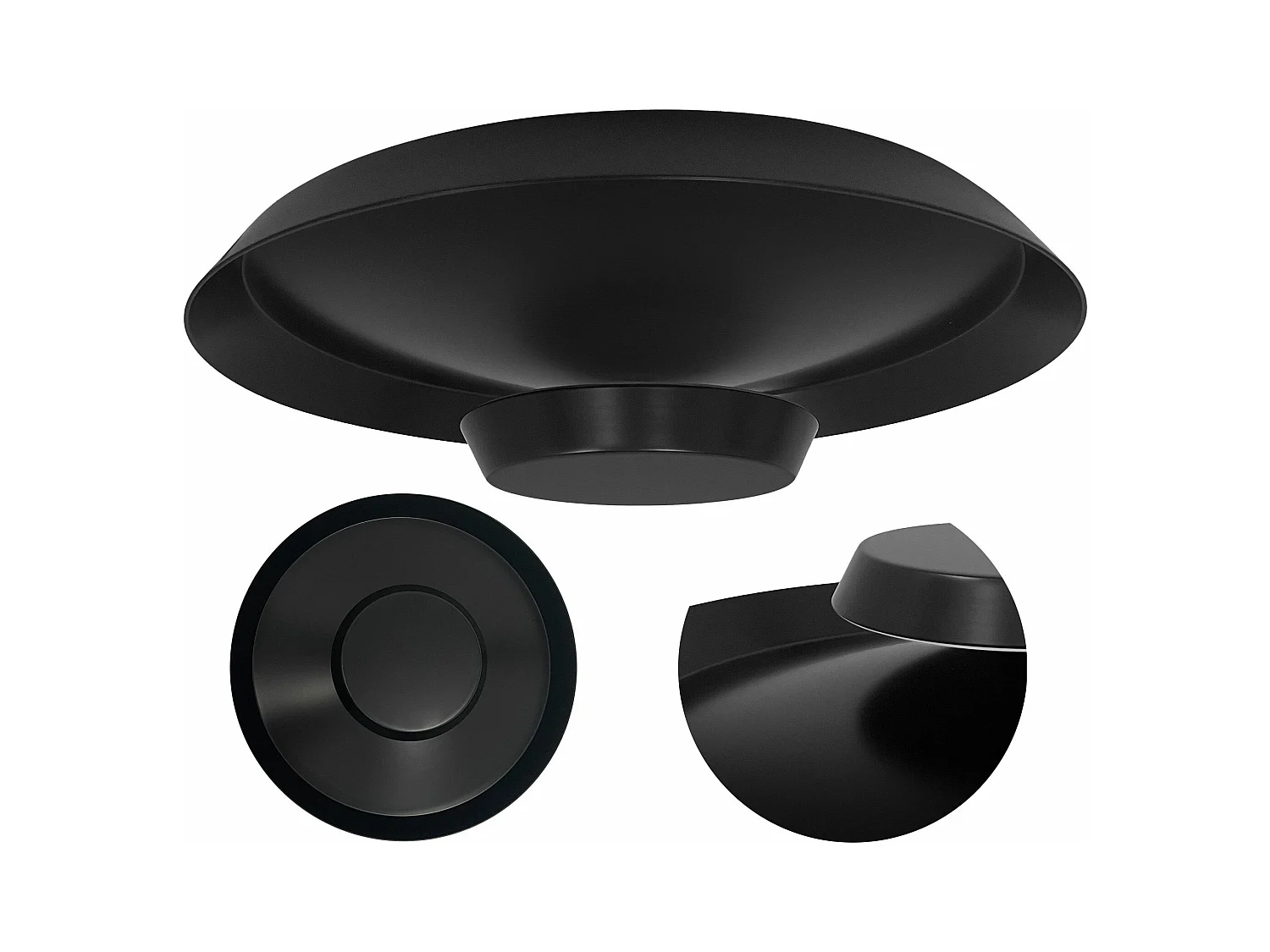 Lampada Da Soffitto Toolight Led App1461 40Cm Black