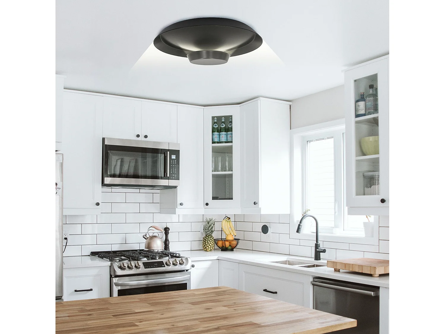 Lampada Da Soffitto Toolight Led App1461 40Cm Black