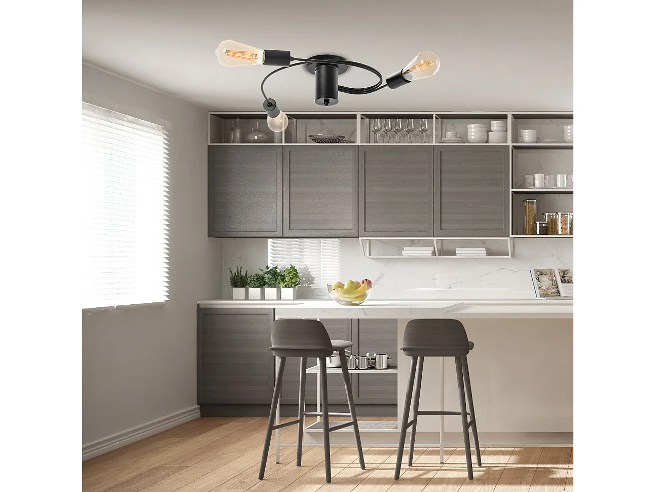 Lampe Toolight App742-3C Black