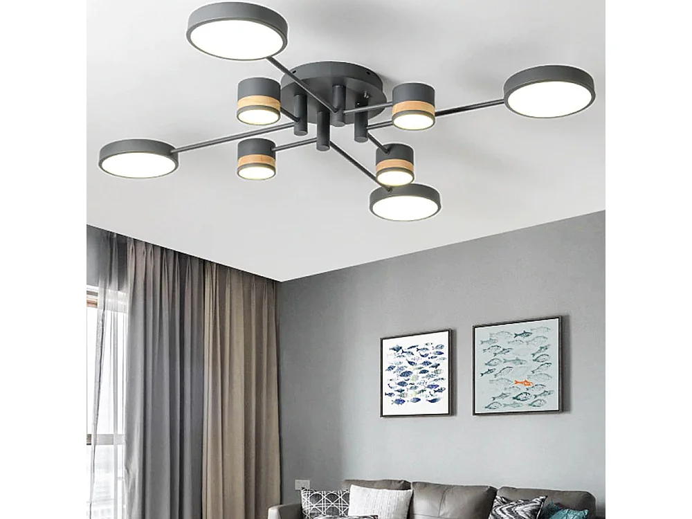 Deckenleuchte Toolight App528-8C Grey