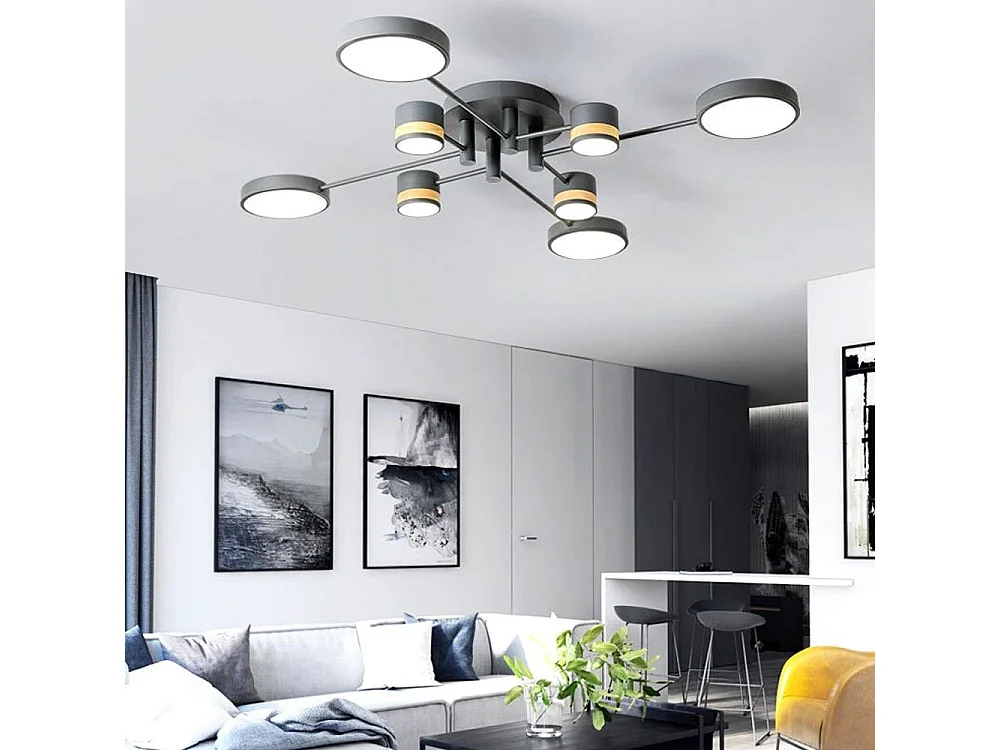 Deckenleuchte Toolight App528-8C Grey