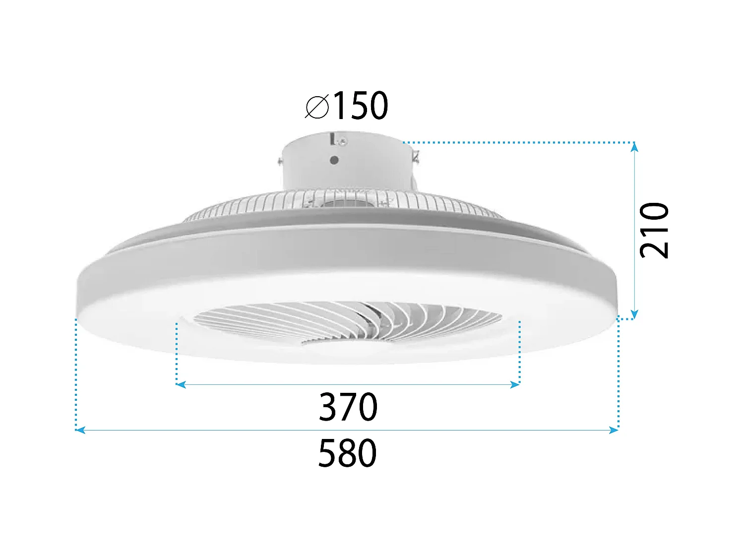 Lampe Toolight App1551-C White