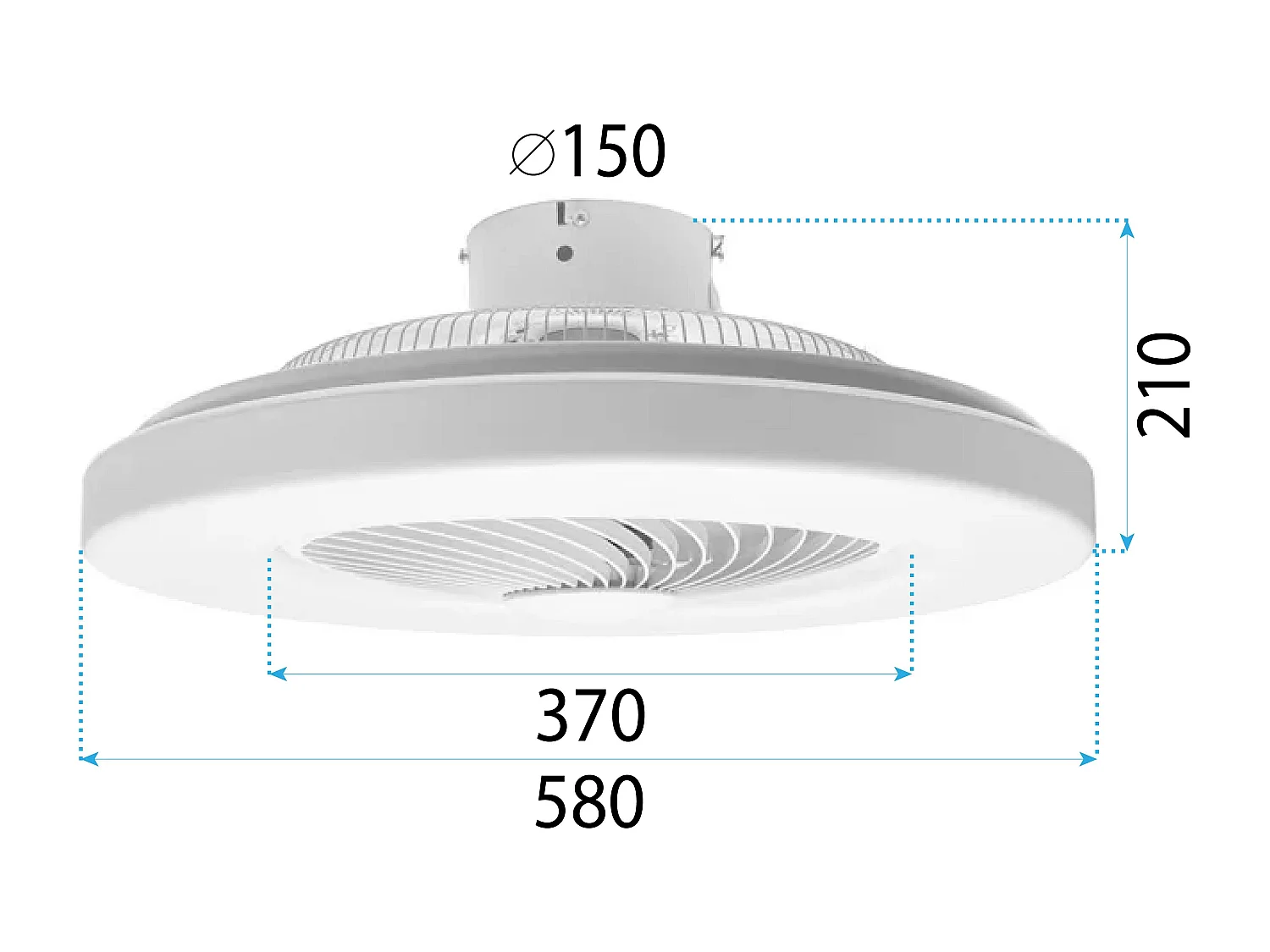 Plafonnière Toolight App1551-C White