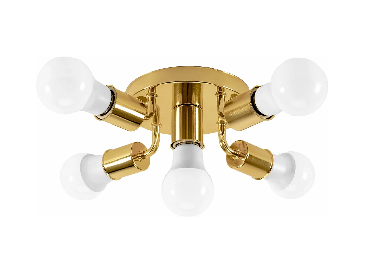Lâmpada De Teto Toolight App708-5C Gold