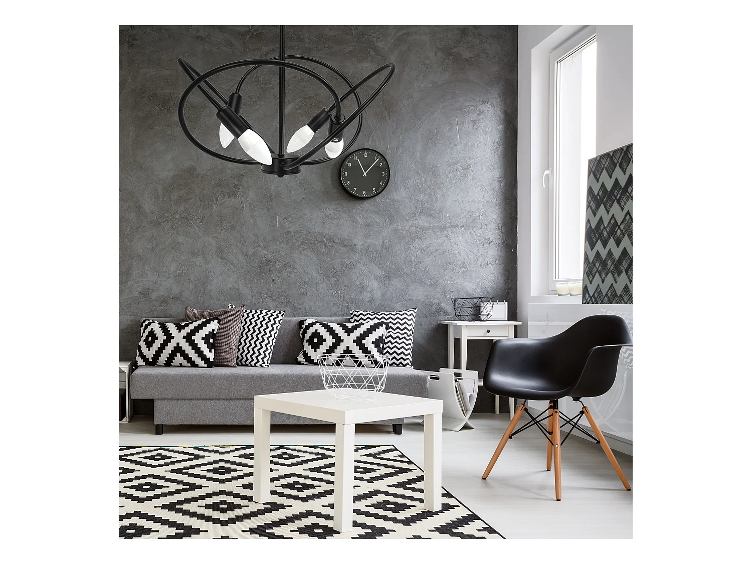 Lampe Toolight App1093-4C Black