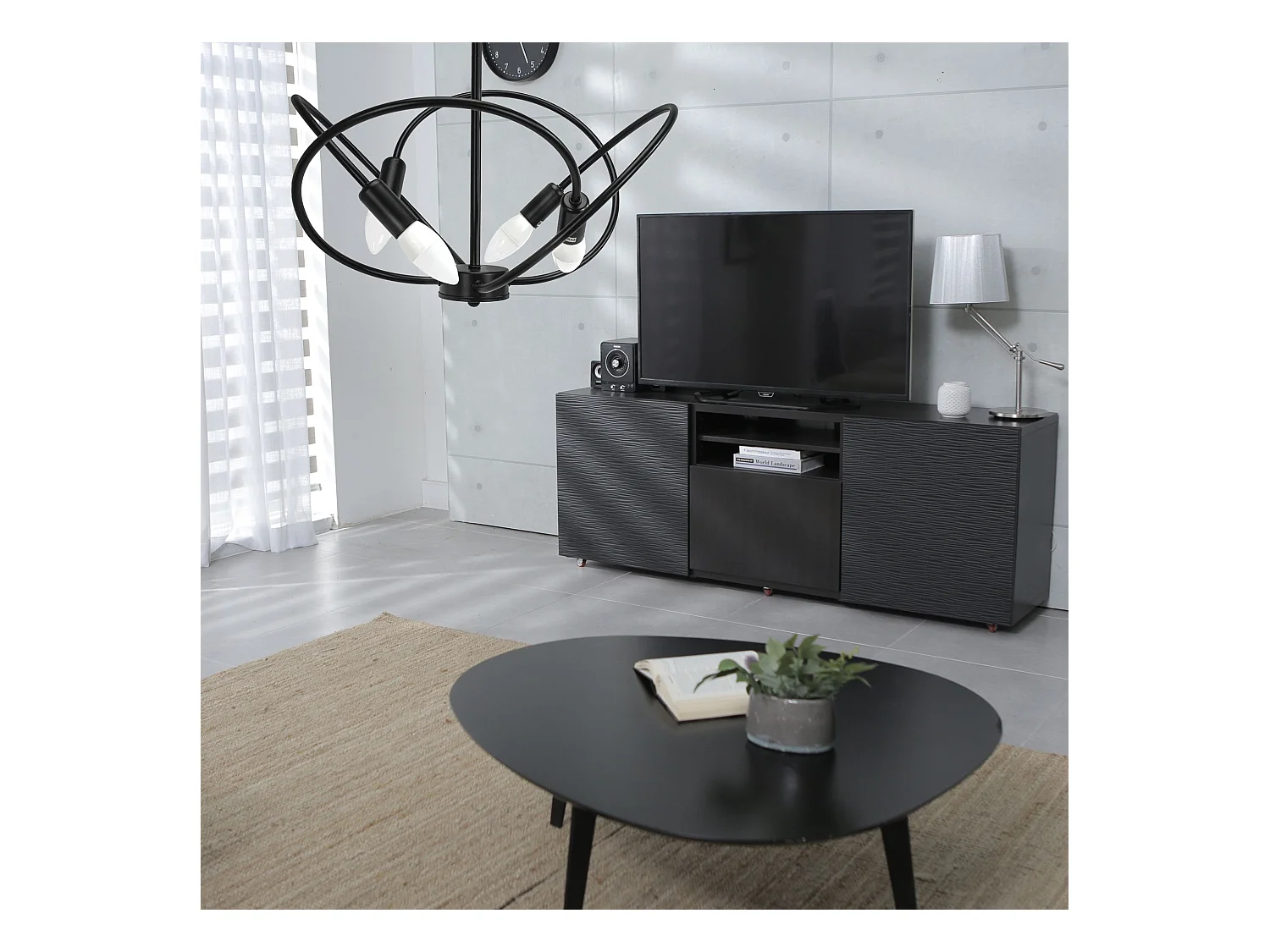 Lampe Toolight App1093-4C Black