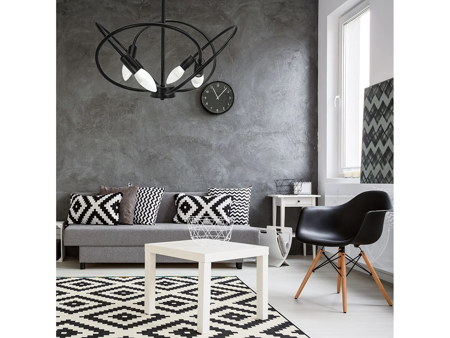 Lampe Toolight App1093-4C Black