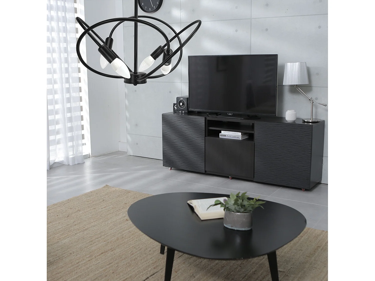 Lampe Toolight App1093-4C Black