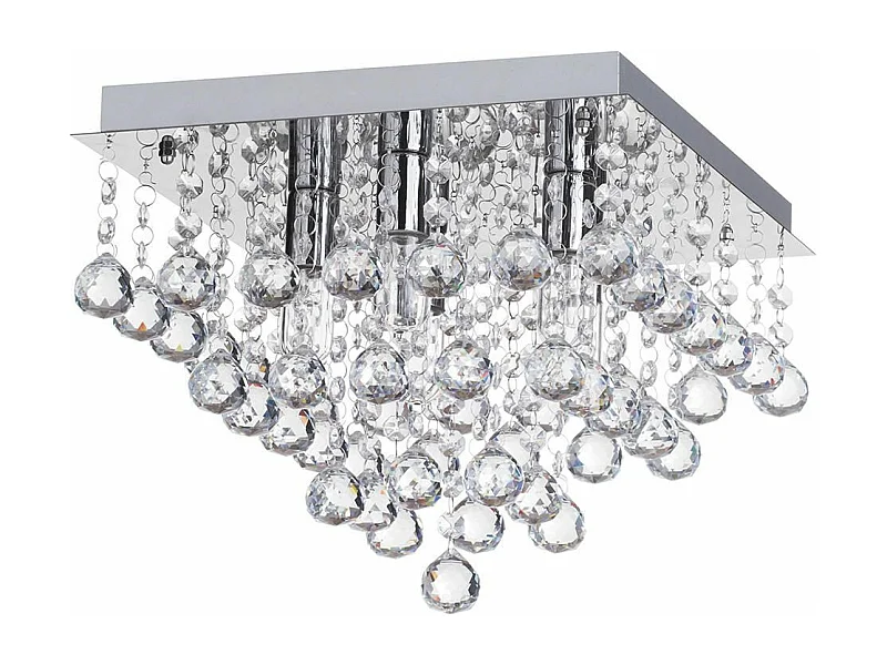 Lampada Da Soffitto Toolight App515-4C Square Transparent