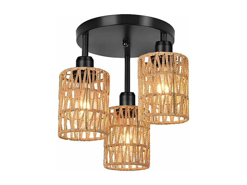 Plafonnière Toolight App1624-3C Boho Beige Black