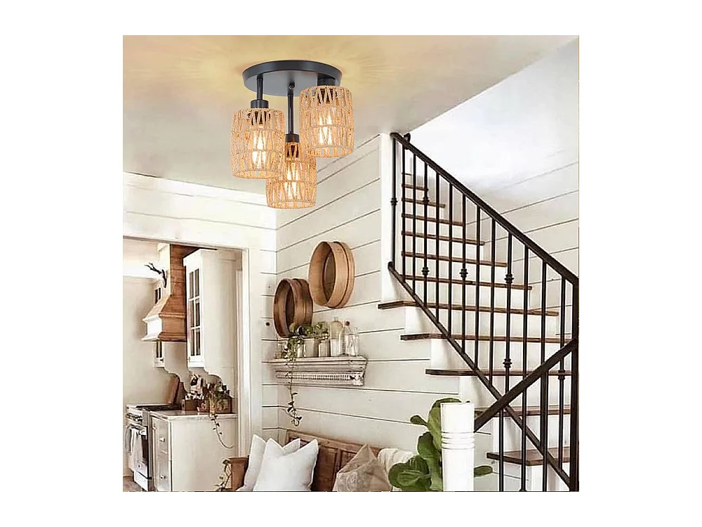 Lampe Toolight App1624-3C Boho Beige Black