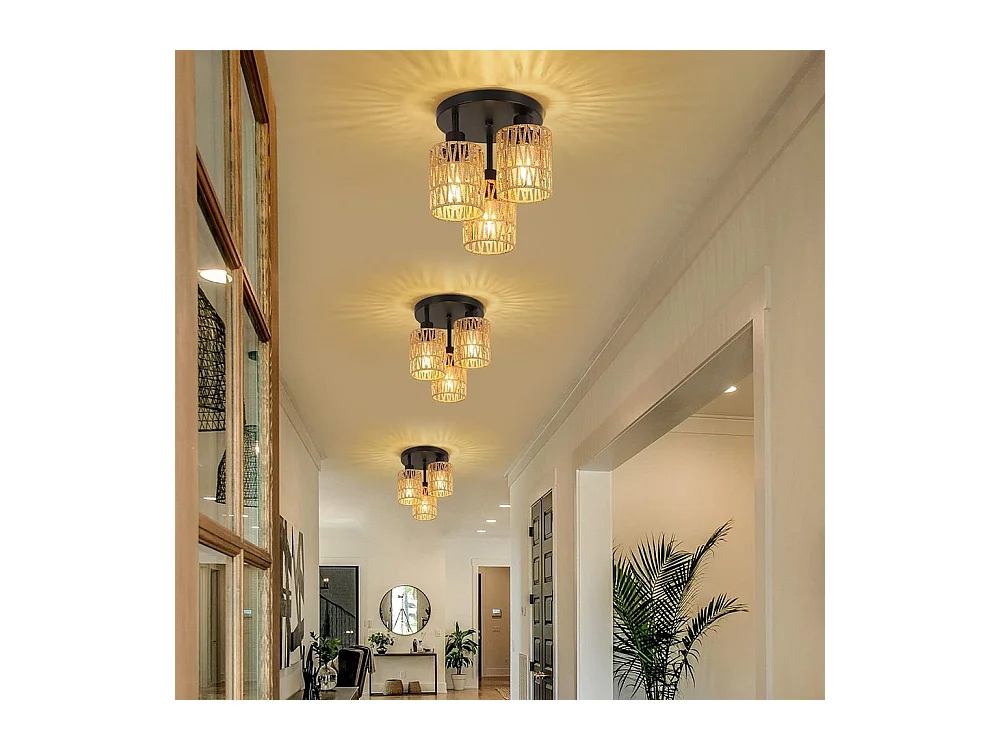 Lampe Toolight App1624-3C Boho Beige Black