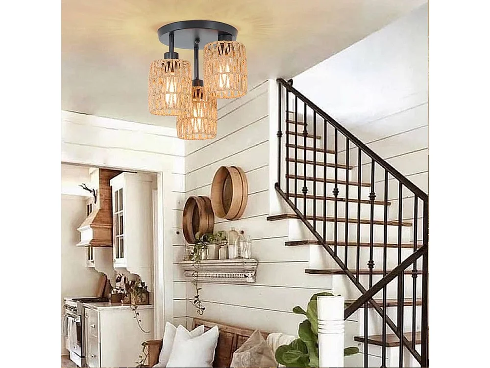 Lampe Toolight App1624-3C Boho Beige Black