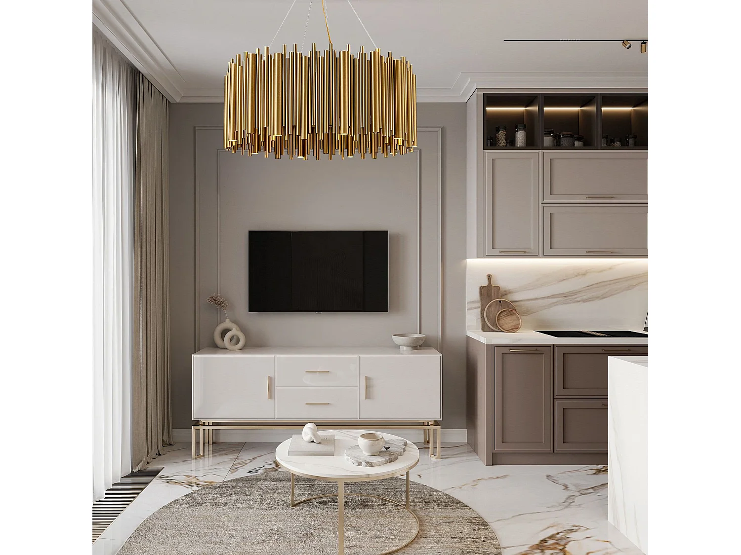 Lampe Toolight App1560-12Cp Gold