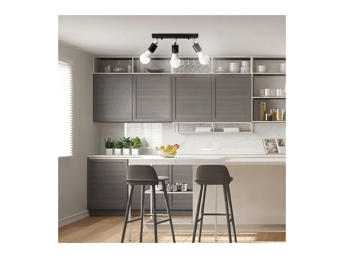 Lampe Toolight App699-3C Line Black