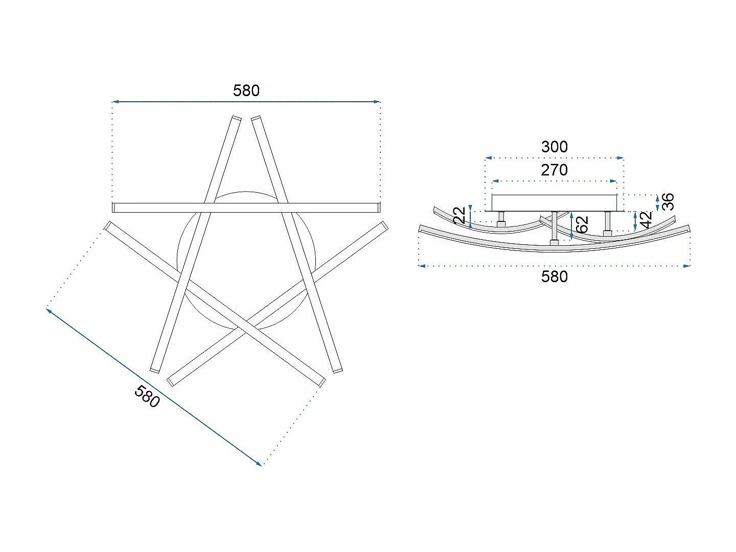 Lampe Toolight Led App399-C Chrome