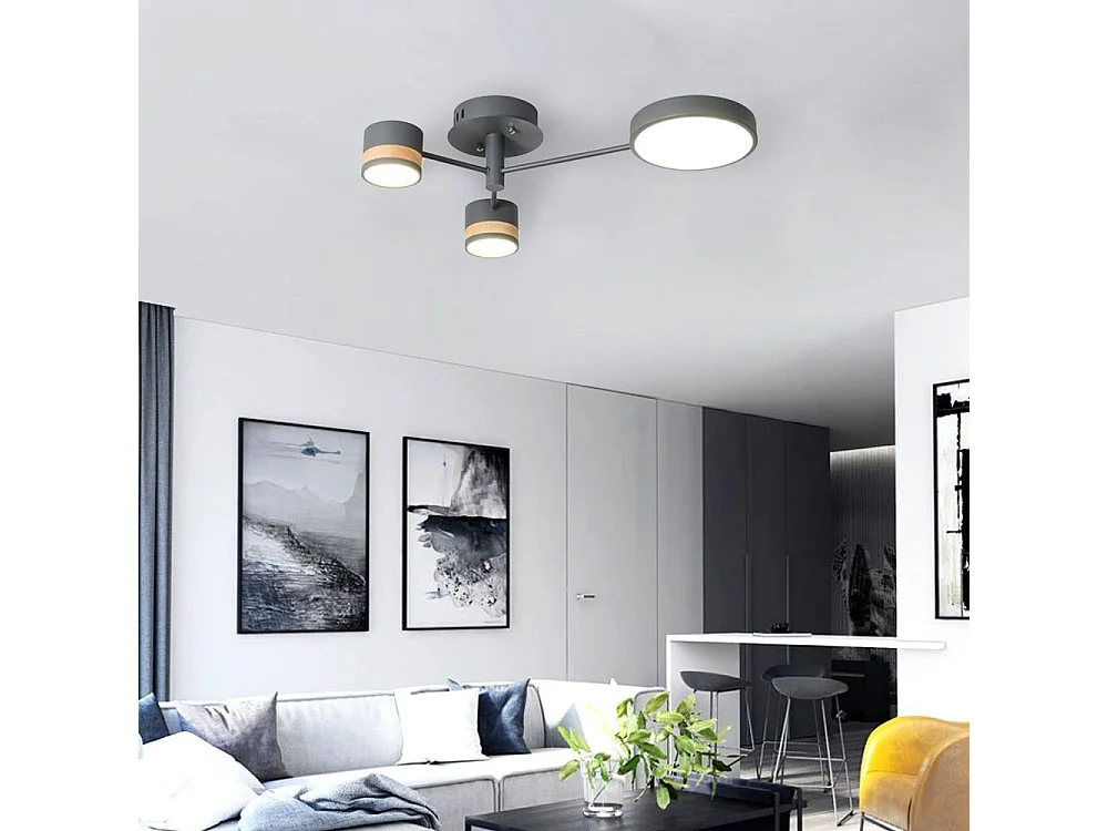 Plafonnière Toolight App530-3C Grey