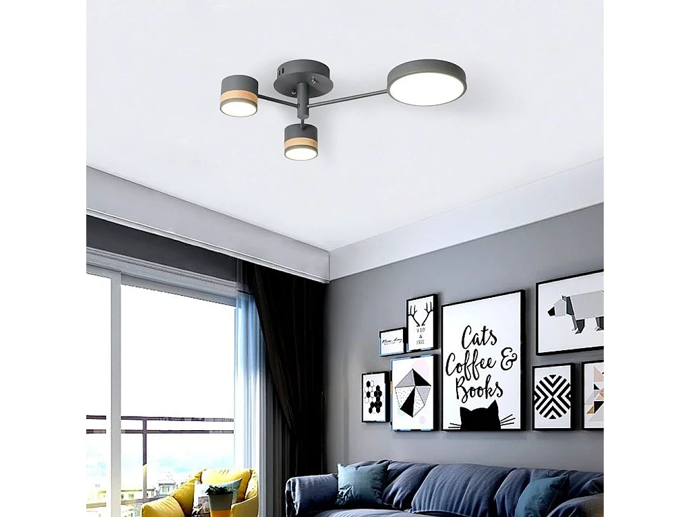 Plafonnière Toolight App530-3C Grey