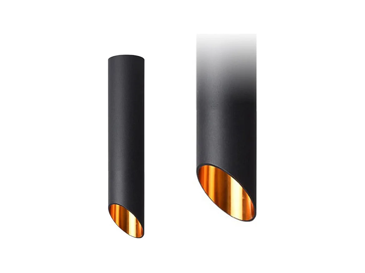 Lampe Toolight App572-1C 30Cm Black Gold