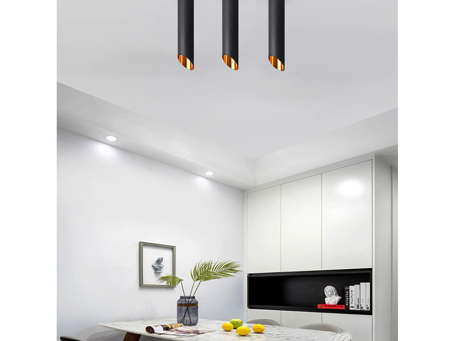 Lampe Toolight App572-1C 30Cm Black Gold