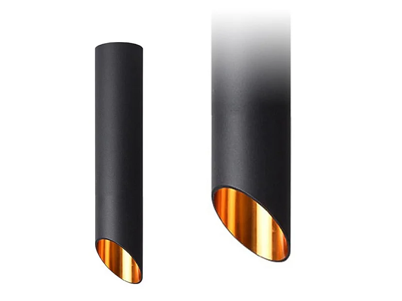 Toolight ceiling lamp APP572-1C 30CM Black Gold
