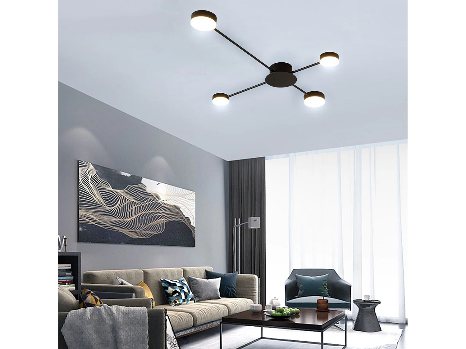 Lampe Toolight App519-4C Black