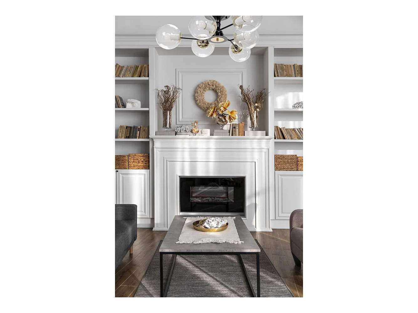 Lampe Toolight App1134-6C Black Gold