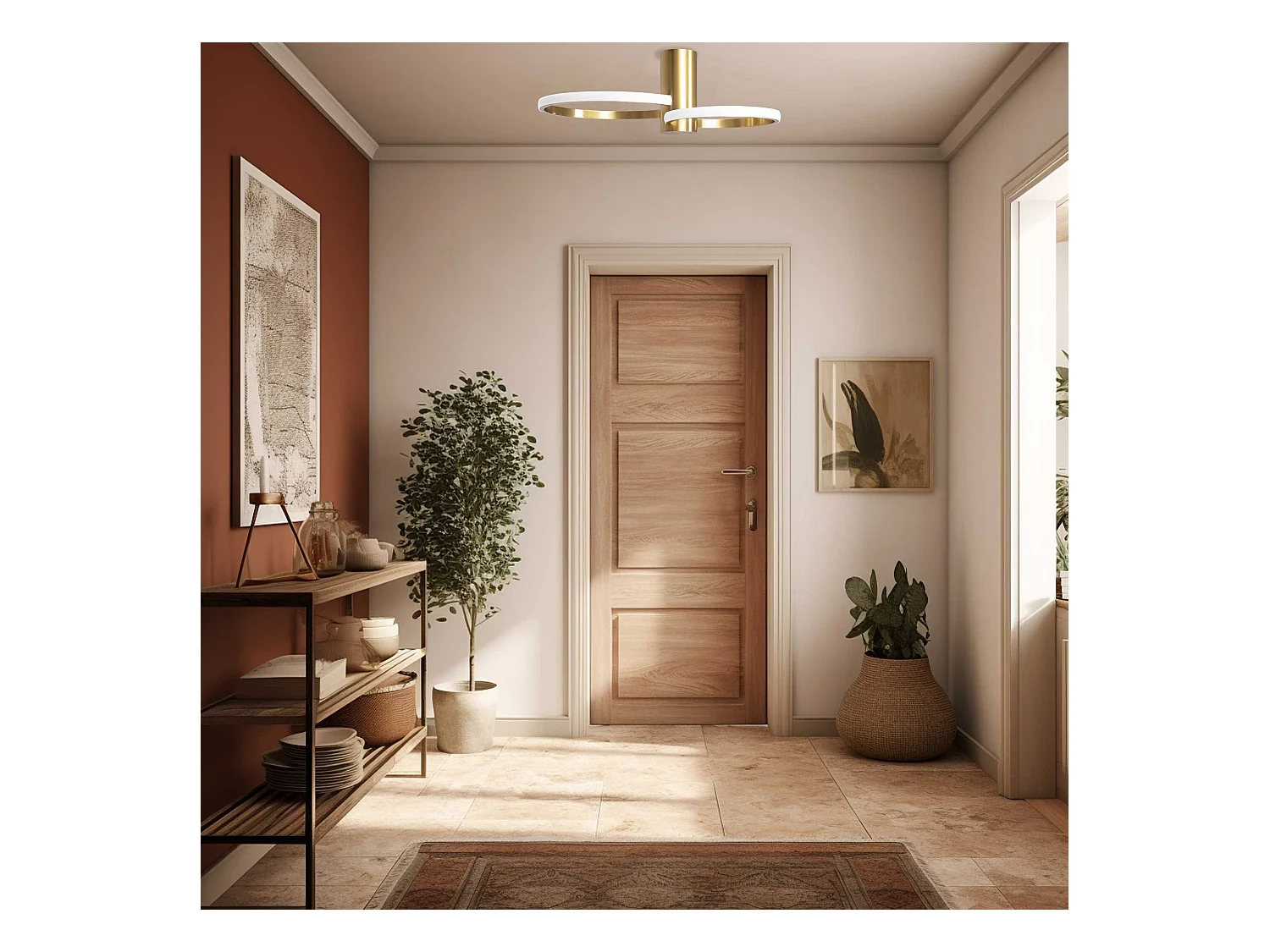 Deckenleuchte Toolight App1403-Cw Brush Gold