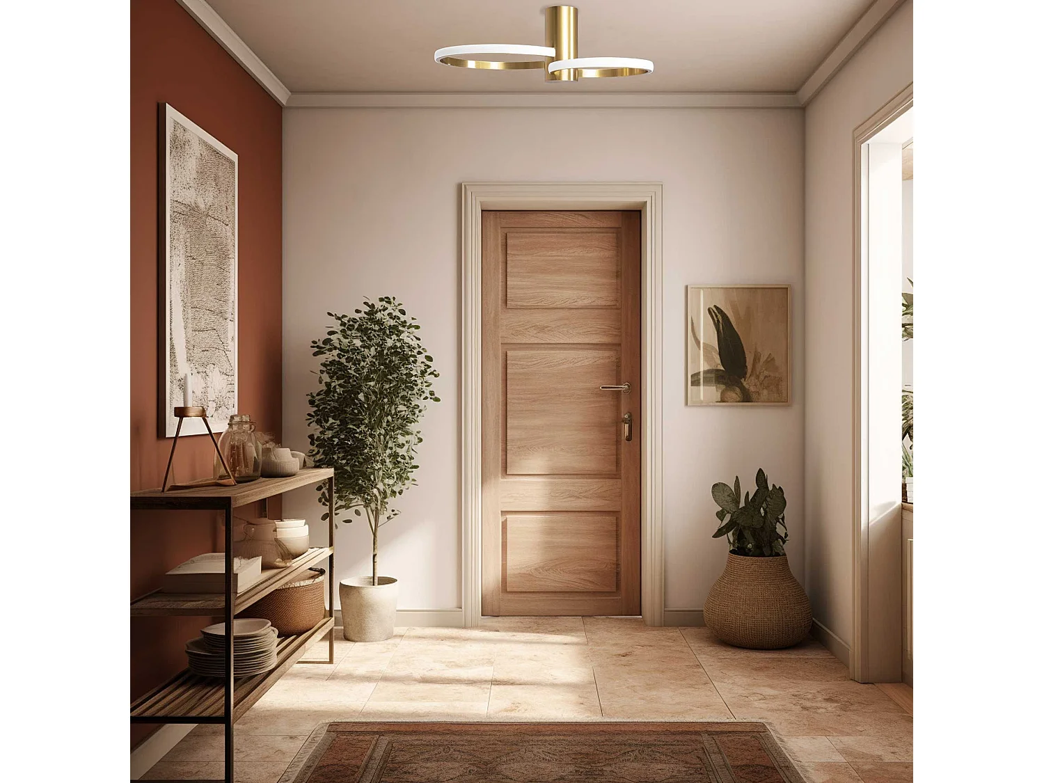 Deckenleuchte Toolight App1403-Cw Brush Gold