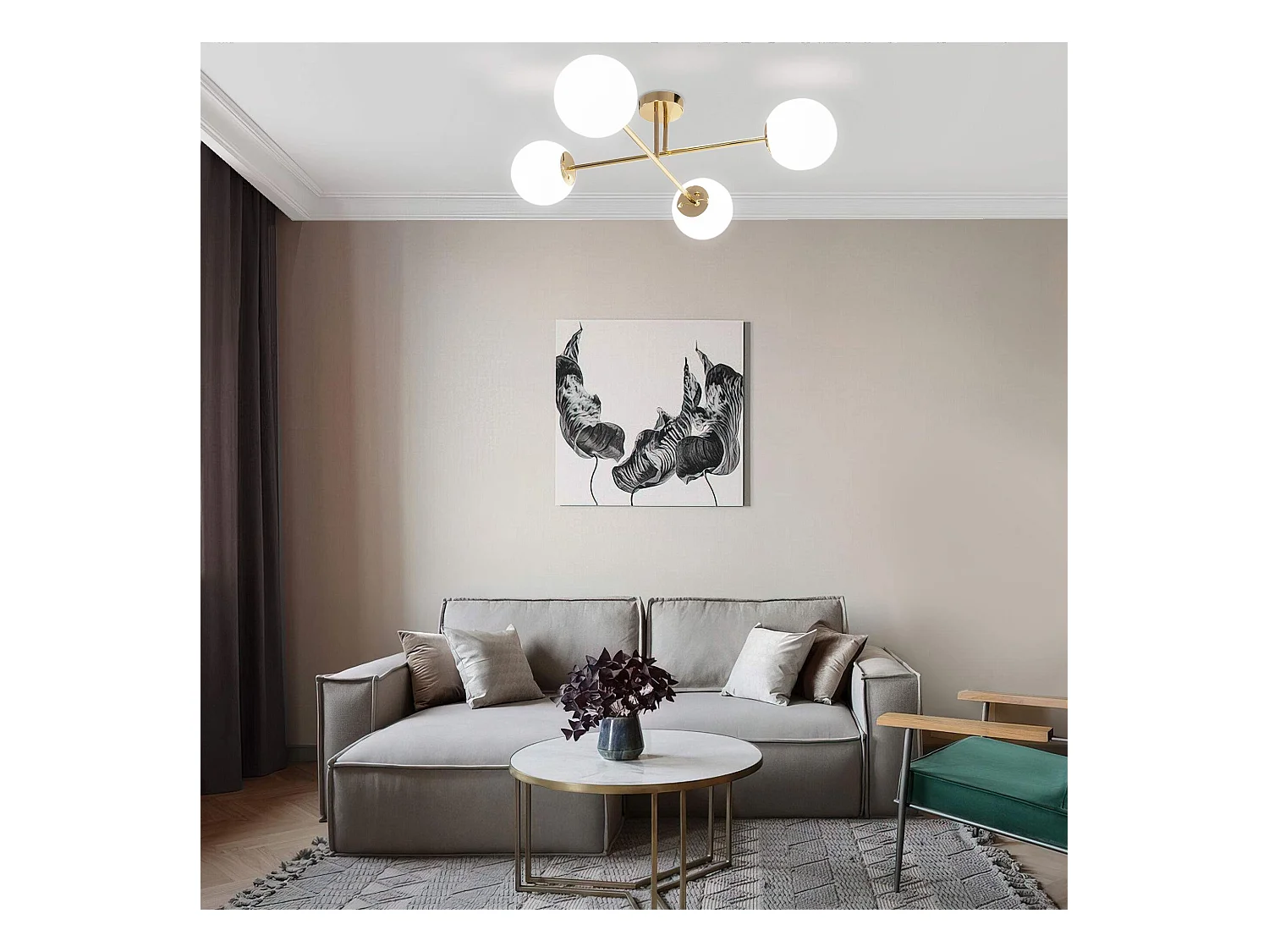 Lampe Toolight App1248-4Cp Gold