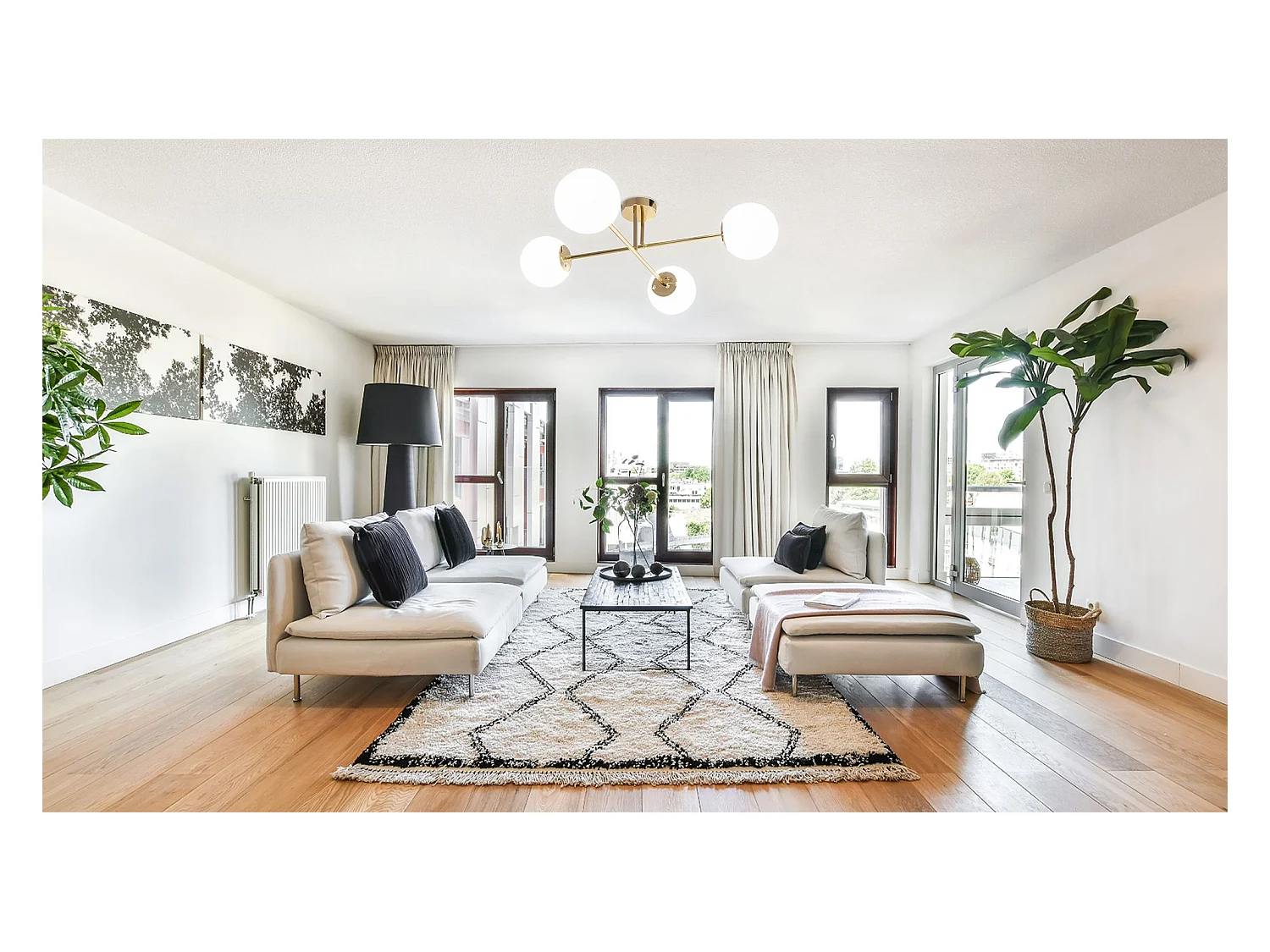 Deckenleuchte Toolight App1248-4Cp Gold