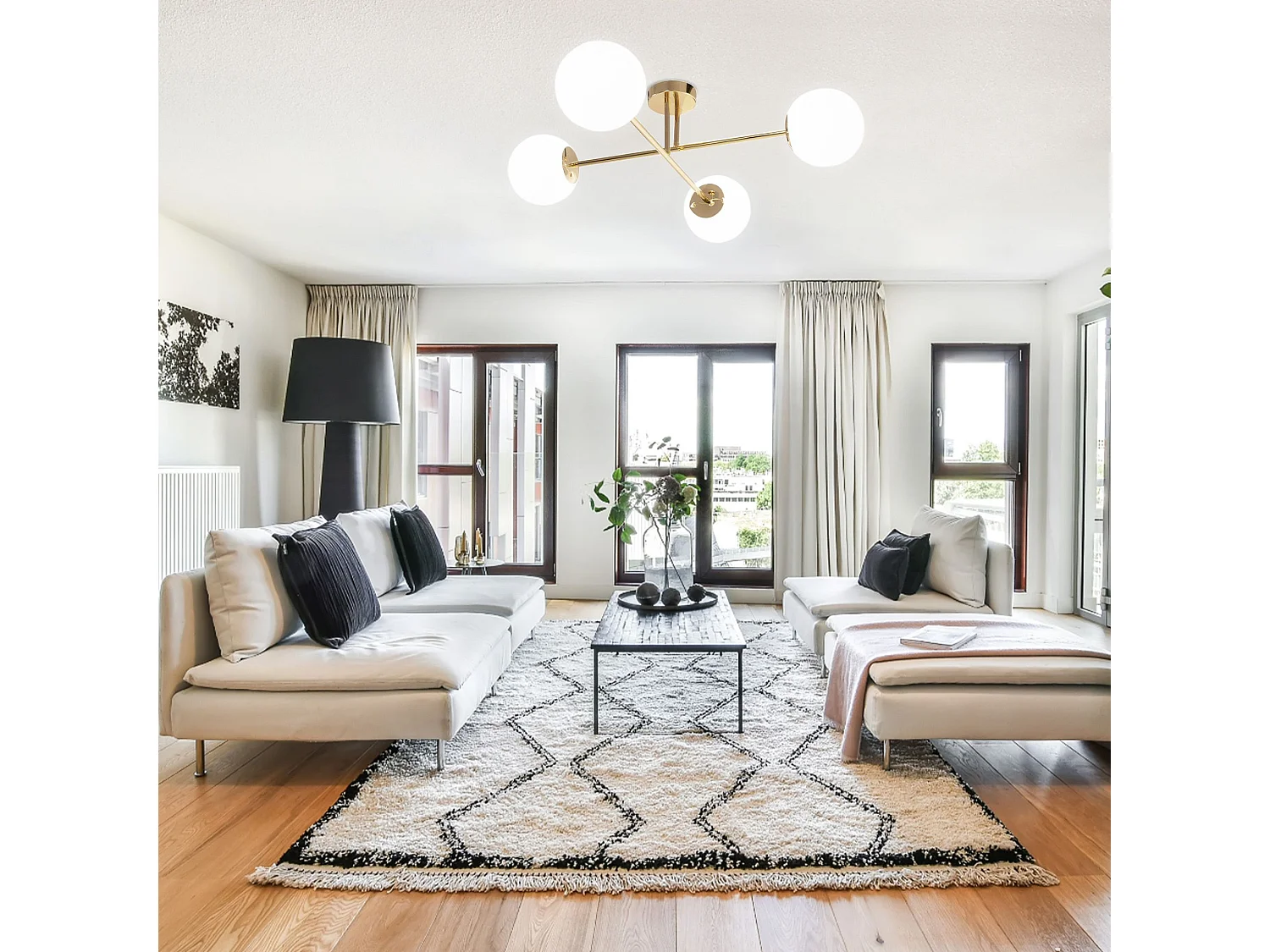 Lampe Toolight App1248-4Cp Gold