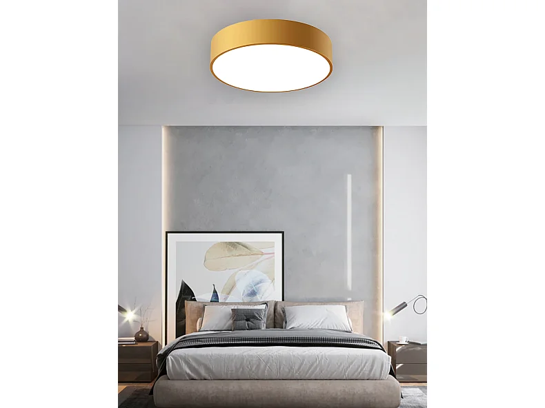 Lámpara De Techo Toolight App872-C Classic 30Cm Gold