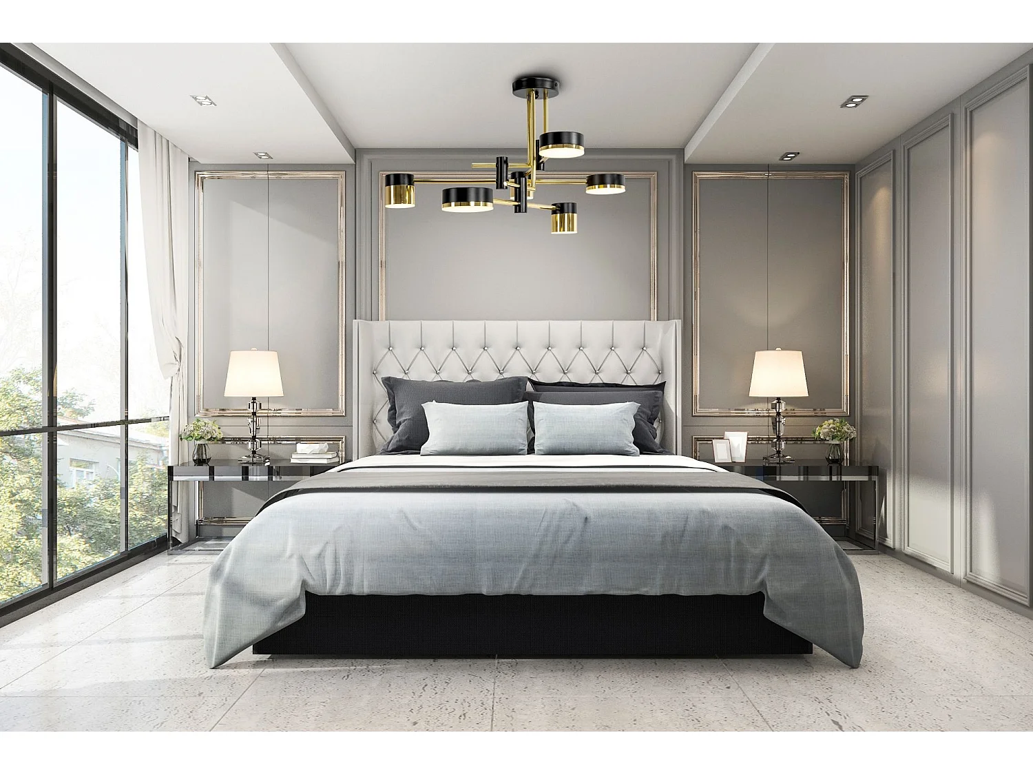 Lampe Toolight App1002-6C Black