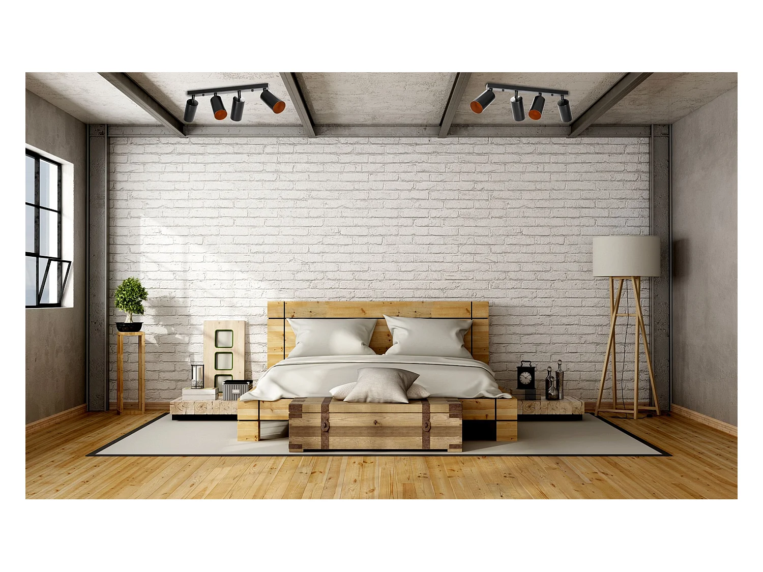 Lampe Toolight App940-4C Black