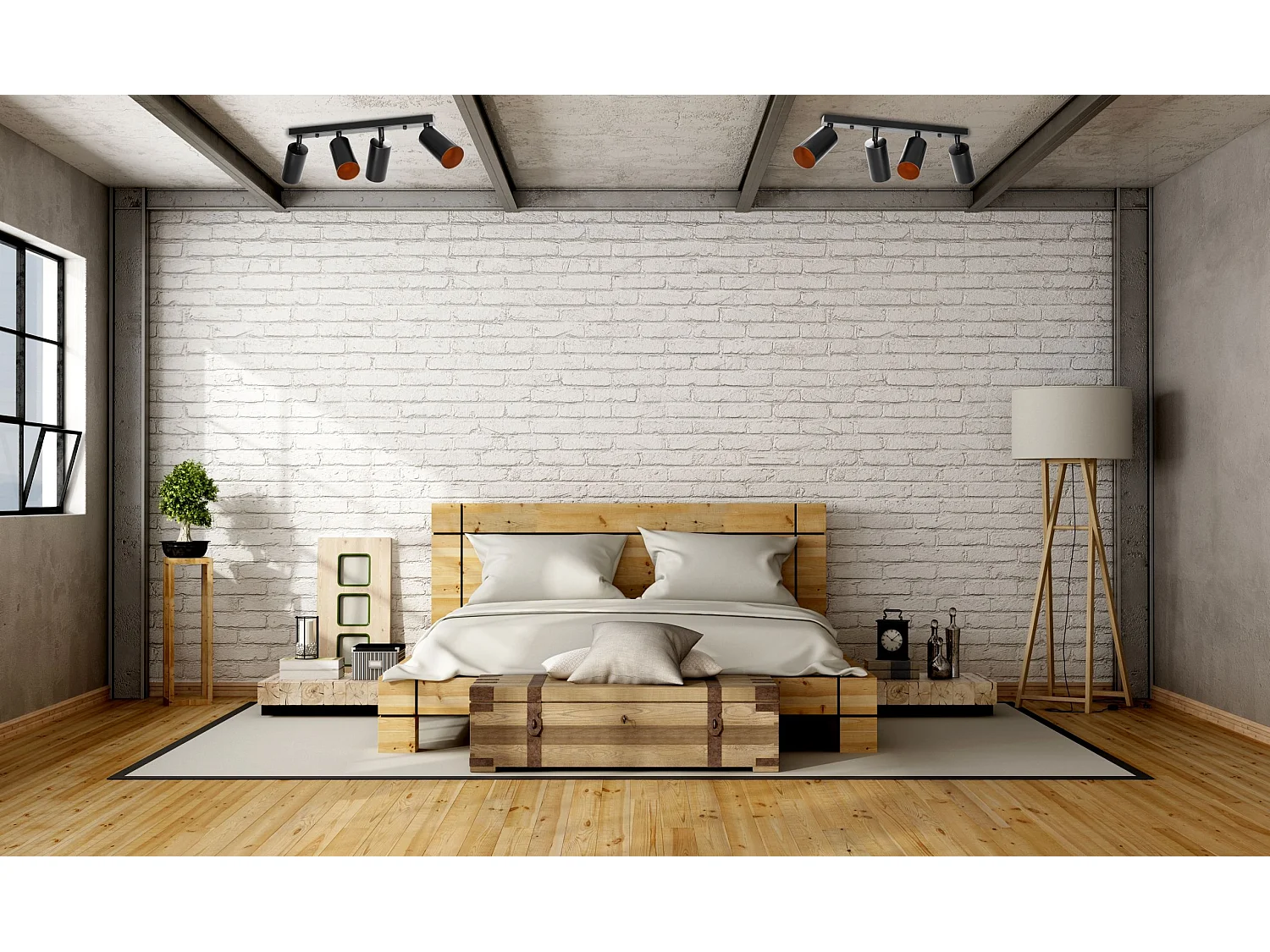 Lampe Toolight App940-4C Black