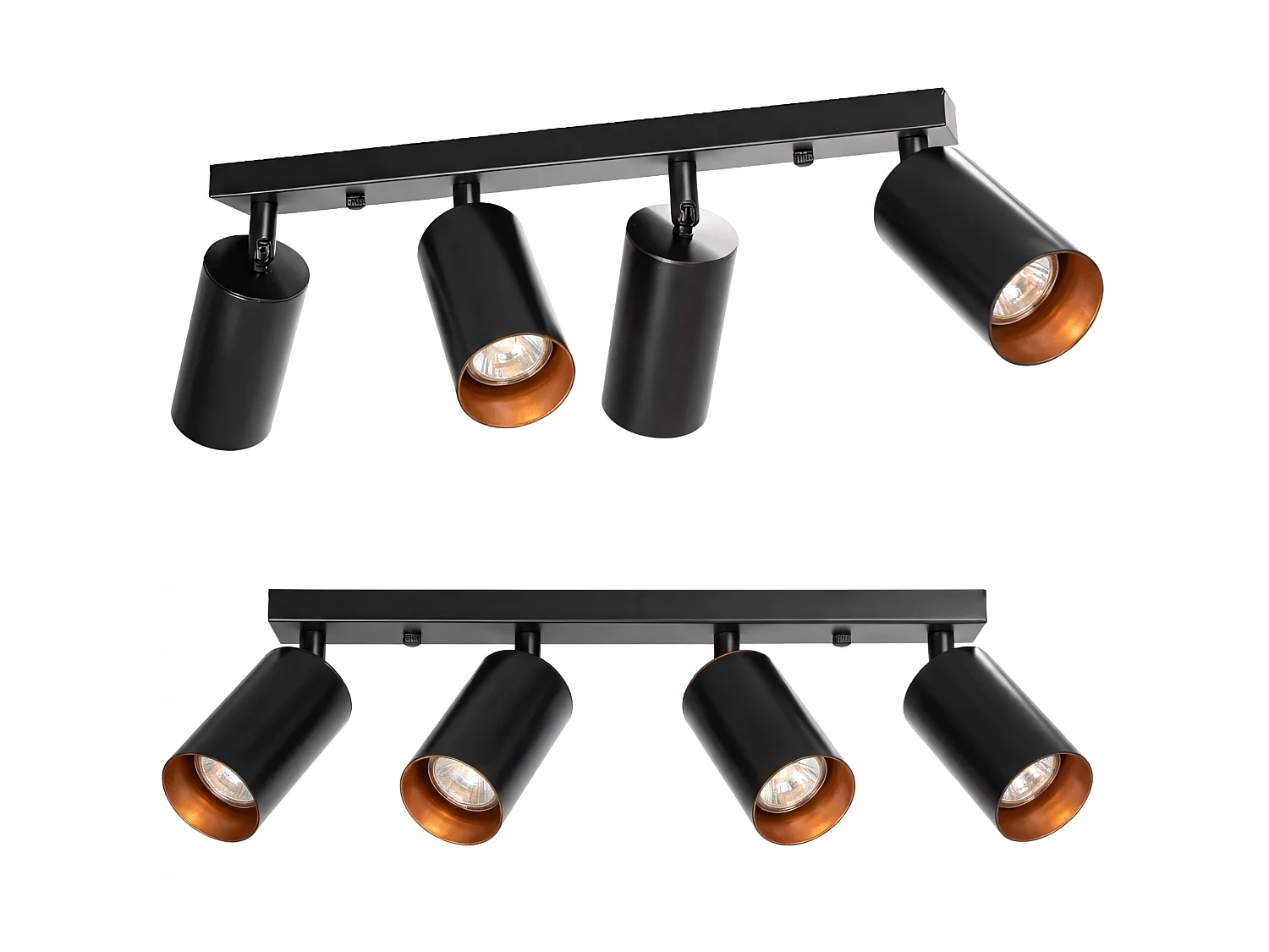 Lampada Da Soffitto Toolight App940-4C Black