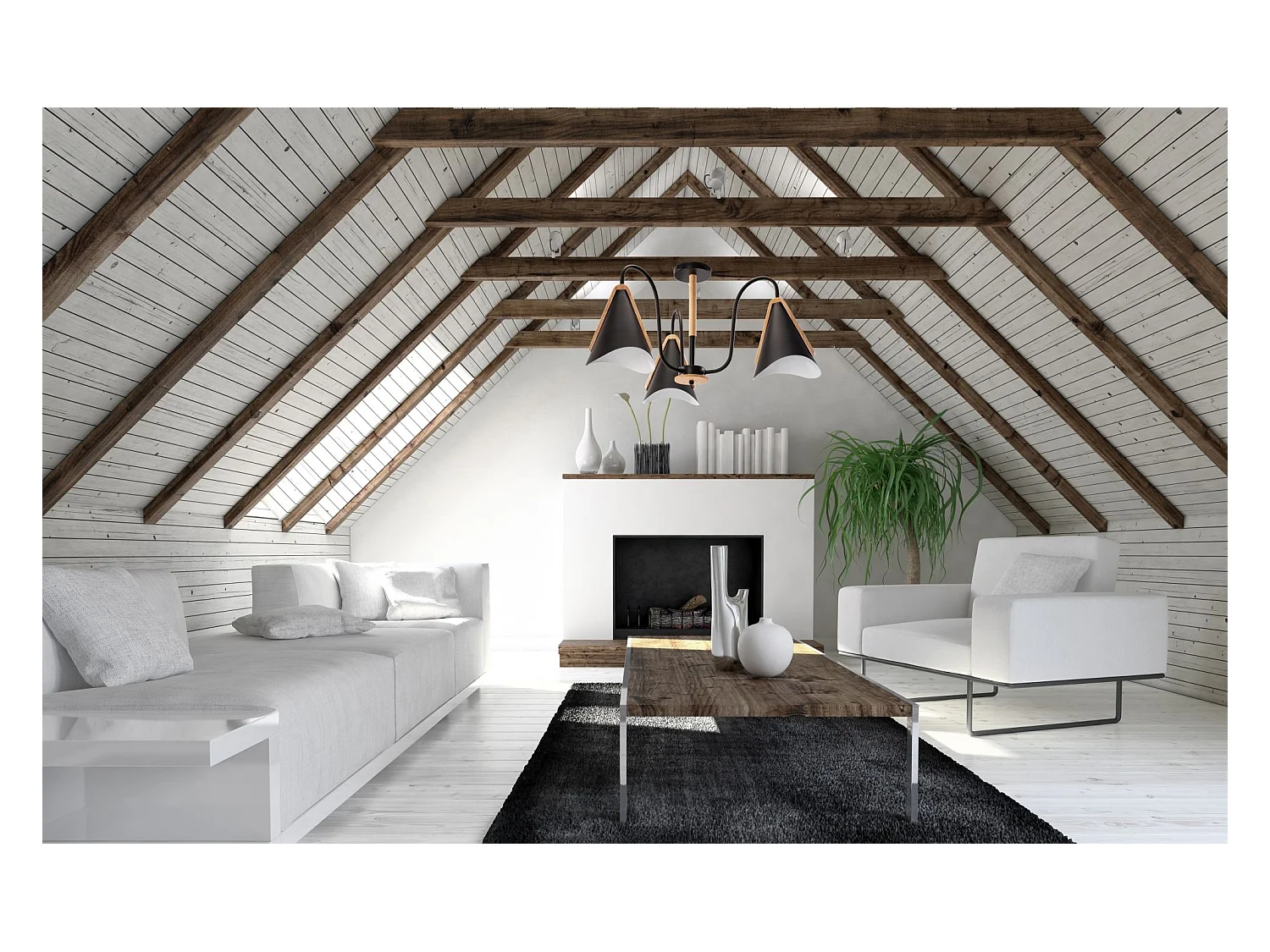 Lampe Toolight App605-3C Black