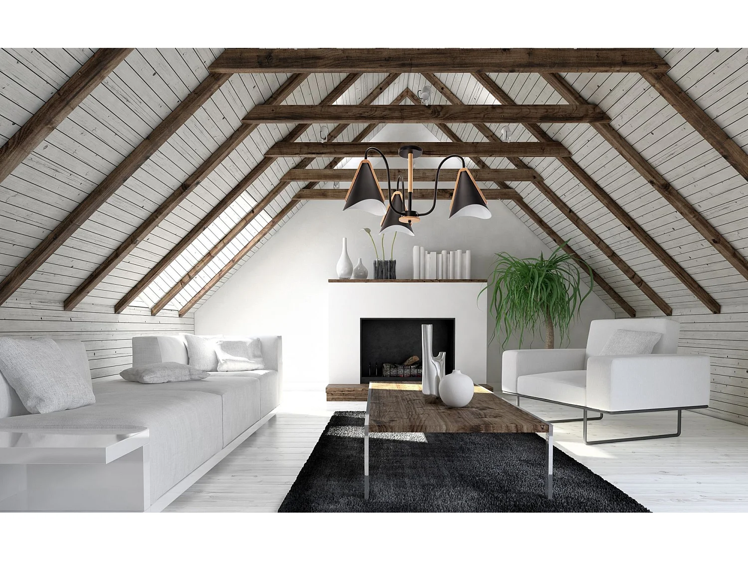 Lampe Toolight App605-3C Black