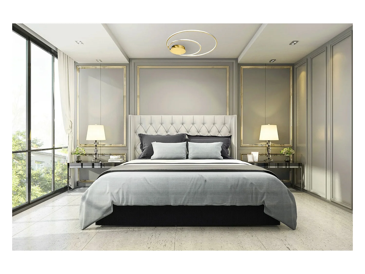 Deckenleuchte Toolight App803-C 60Cm Gold