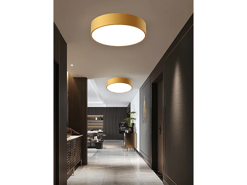 Lâmpada De Teto Toolight App874-C Classic 50Cm Gold