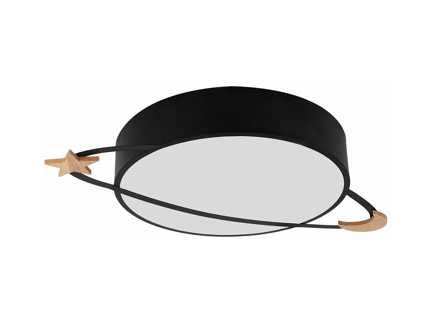 Lampe Toolight App864-C Moon 40Cm Black